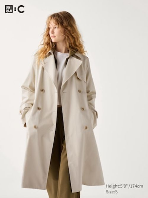 Uniqlo - Cotton Trench Coat -...