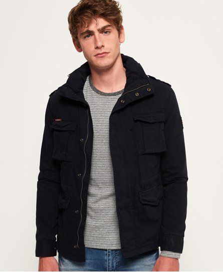 superdry rookie wax military jacket