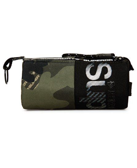 camo logo tarp backpack