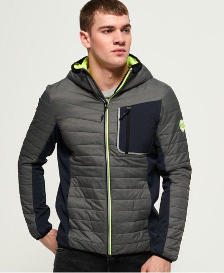 superdry active reflective hybrid jacket