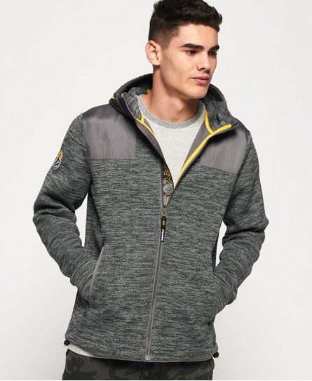 orange label mountain zip hoodie