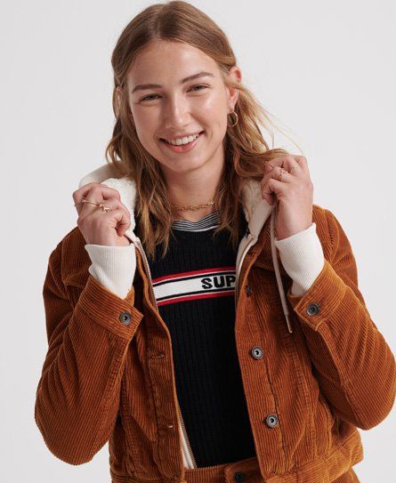 superdry borg girlfriend jacket