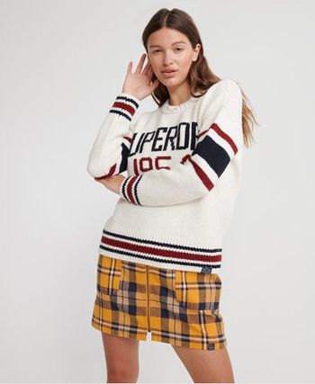 Superdry Intarsia Slouch Knit Jumper