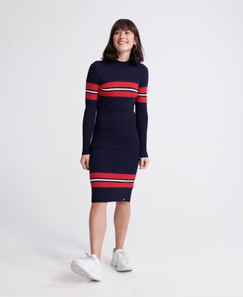 Superdry Hallie Ribbed Bodycon Dress