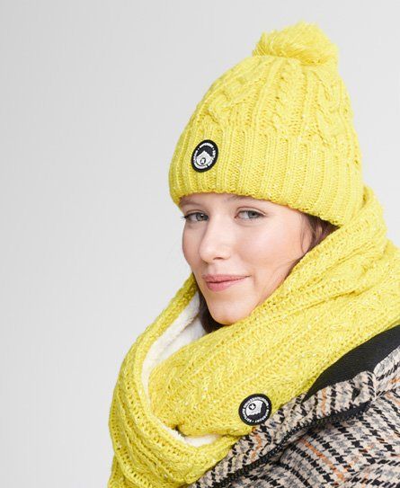 Superdry Clarrie Cable Mittens 