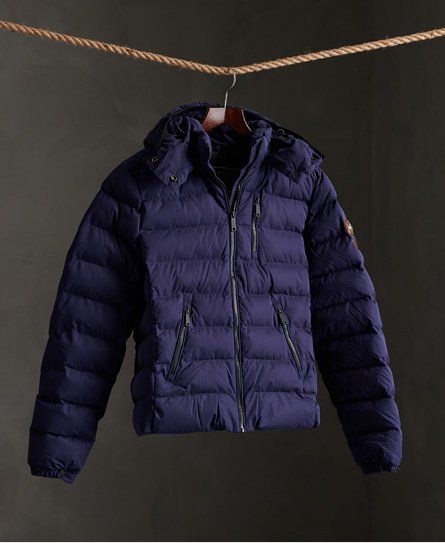superdry microfibre toggle puffer