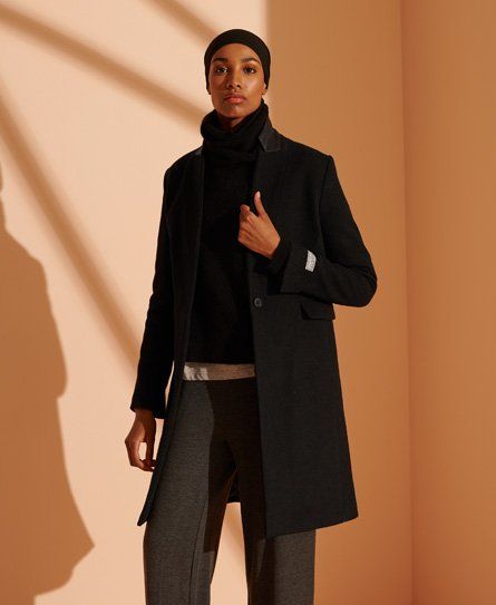 superdry mina wool coat