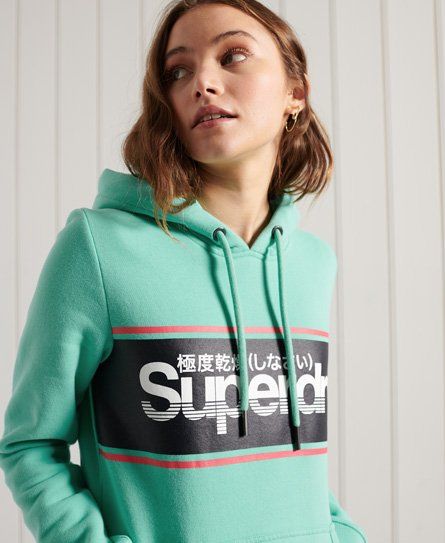 superdry floral zip hoodie