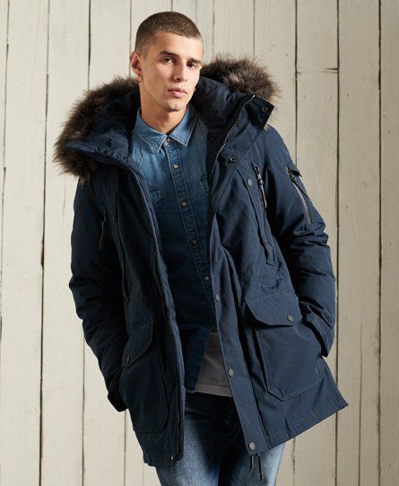premium down trophy jacket superdry