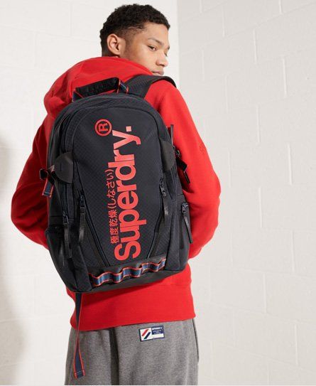 superdry honeycomb tarp backpack