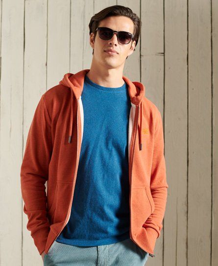 orange label pastelline loopback hoodie