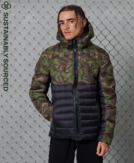 Superdry Men's Radar Quilt Fuji Camo 