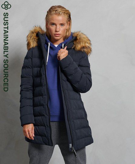 Superdry Arctic Tall Retro Puffer Coat 