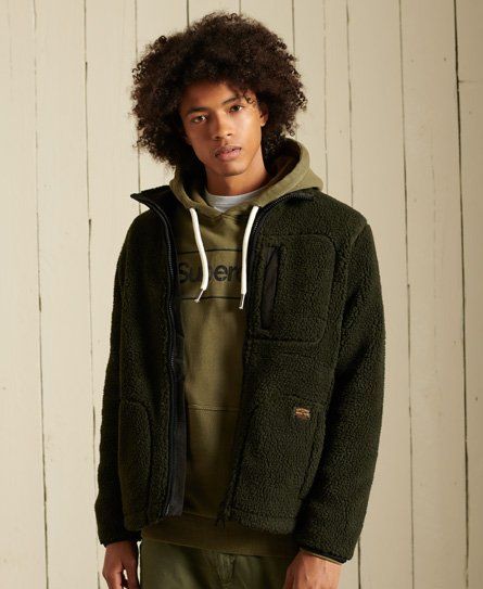 Superdry Mountain Mark Sherpa Coat 