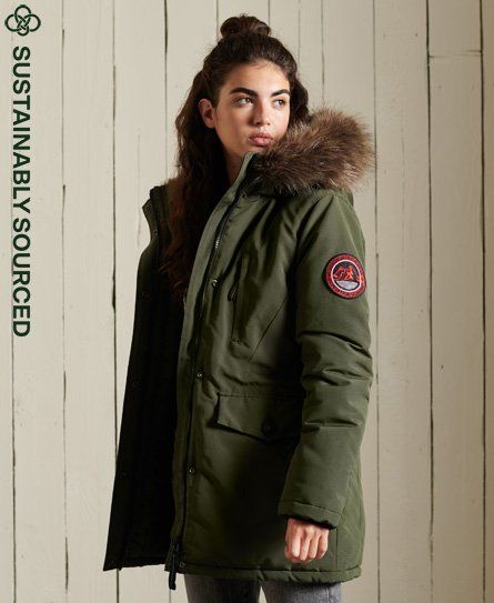 superdry premium down classic rescue parka coat
