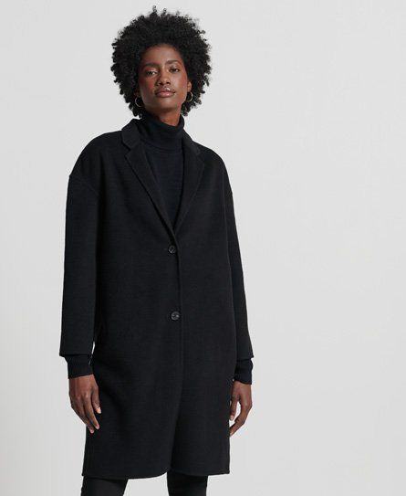 superdry fjola tech wool coat