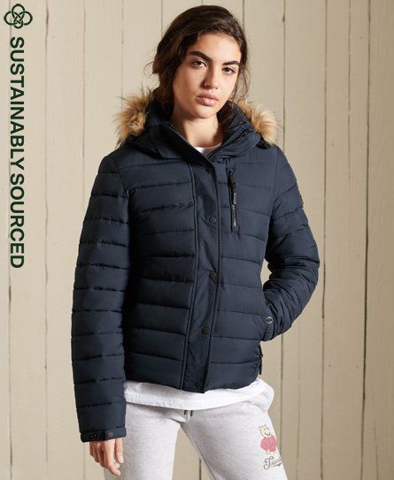Chevron faux fur deals super fuji jacket reviews