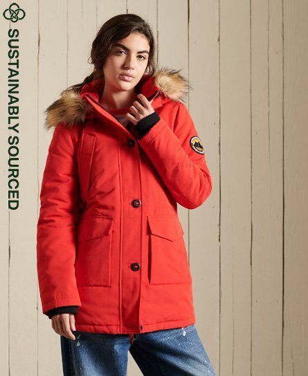 superdry premium down classic rescue parka coat
