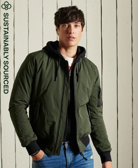 superdry wax flight bomber