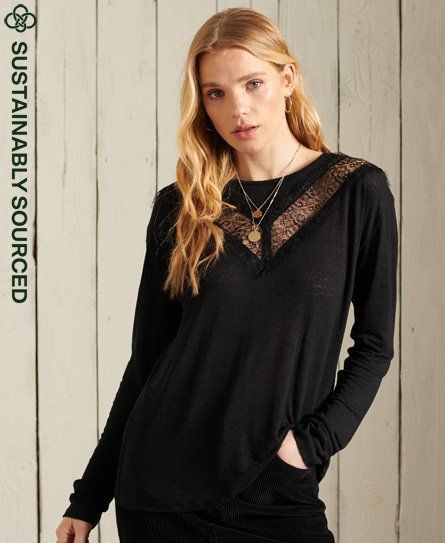 superdry lace top