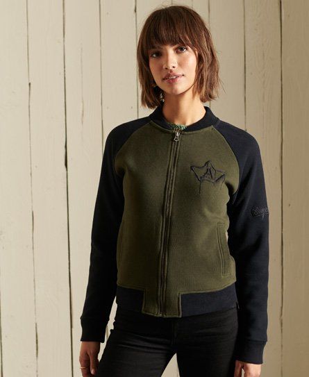 Micro Jersey Luxe Bomber Jacket 