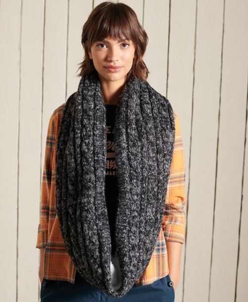 Superdry Women's Tweed Cable...