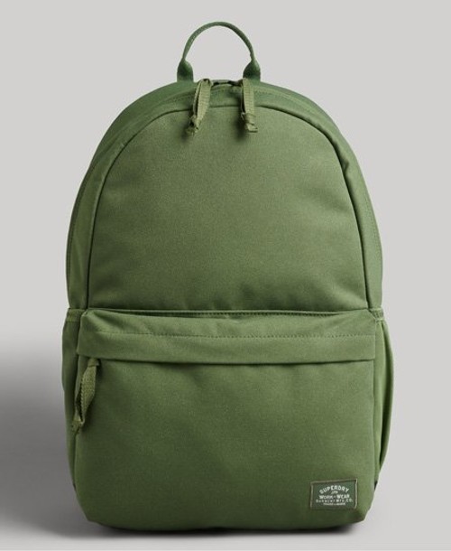Superdry Unisex Essential Montana Backpack Green / Olive Khaki - Size: 1SIZE