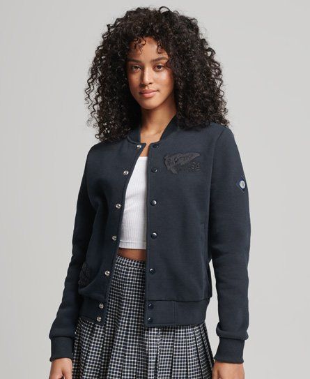 Micro Jersey Luxe Bomber Jacket 
