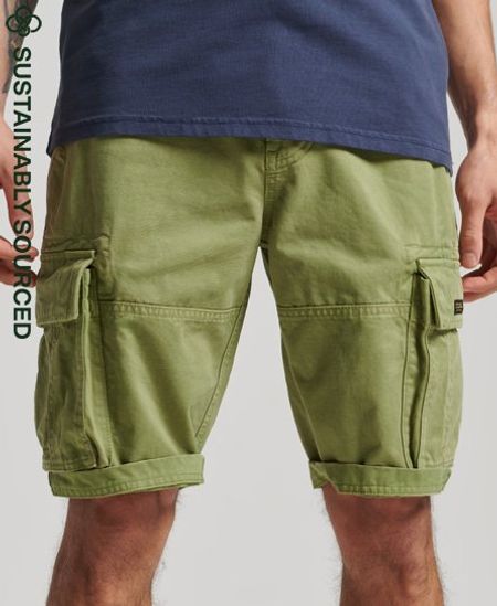 Men's Organic Cotton Core Cargo Shorts in Authentic Khaki