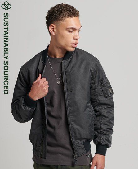 Vintage MA1 Bomber Jacket Black 