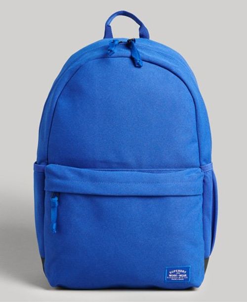 Superdry Unisex Essential Montana Backpack Blue / Mazarine Blue - Size: 1SIZE