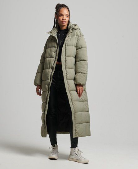 Superdry cocoon shop parka jacket grey