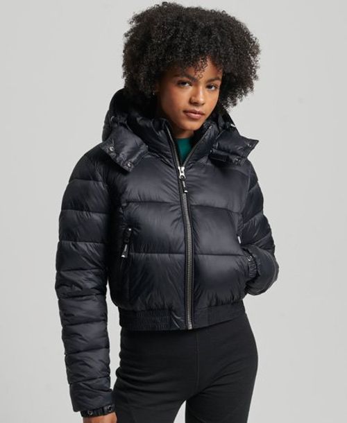 Superdry Fuji Slim Double Zip Hooded Jacket - Women's Outlet