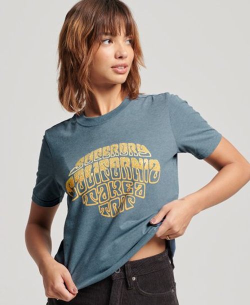 Superdry Women's Ringspun Allstars JM Vintage Re-issue T-Shirt