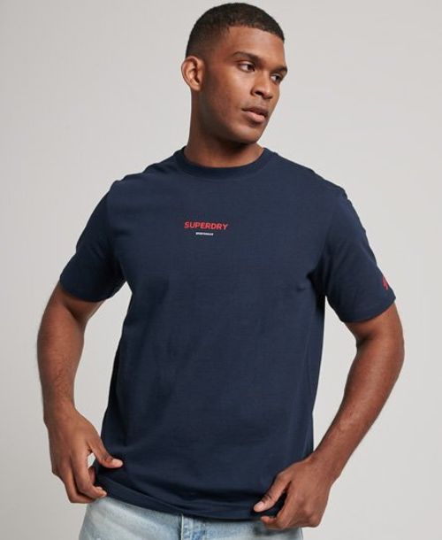 Superdry Men's Sportswear T-Shirt Navy / Eclipse Navy - Size: S