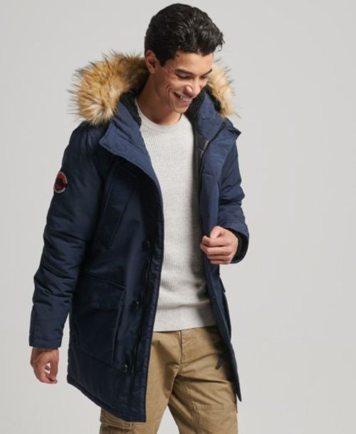 Men's Everest Parka Coat in Eclipse Navy