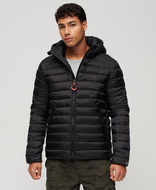 Superdry Men\'s Hooded Fuji Sport Padded Jacket Black - Size: Xxxl | Compare  | Cabot Circus