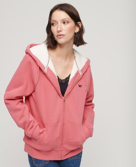 Superdry top sparkle borg