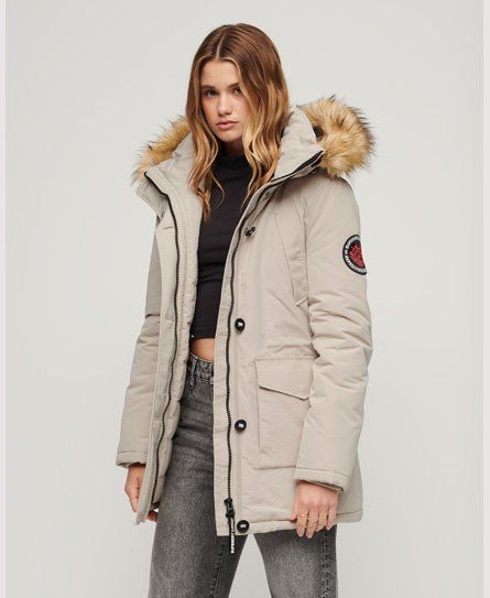 Superdry elements shop tweed hooded parka
