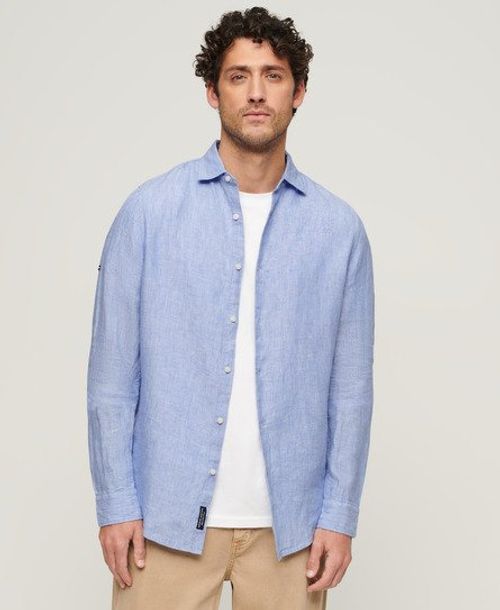 Superdry Men's Casual Linen...