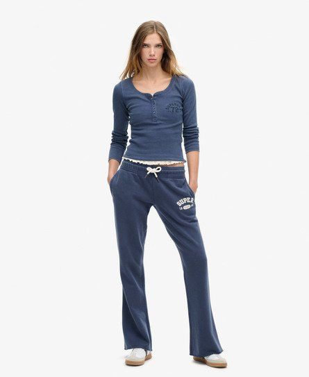 Low waisted flared joggers hotsell