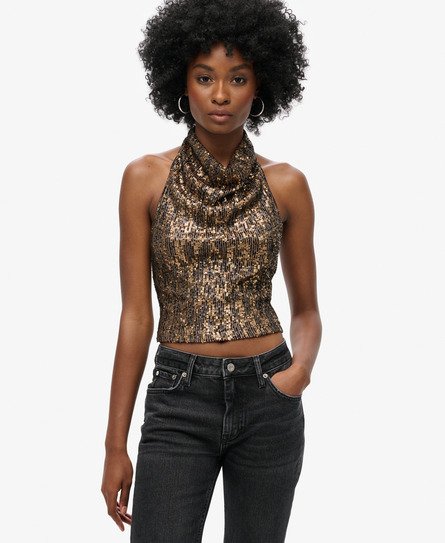 sequin top size 14