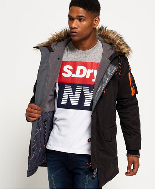 gelei Bridge pier Tram Superdry Microfibre Parka Coat | Compare | Union Square Aberdeen Shopping  Centre