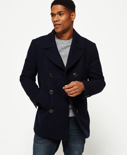 Superdry hot sale rookie peacoat