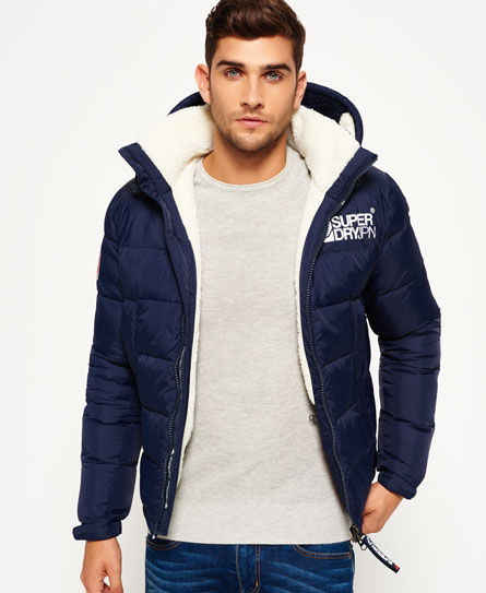 Superdry Mountain Mark Sherpa Coat 