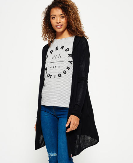 Superdry Rayon Hooded Cardigan 