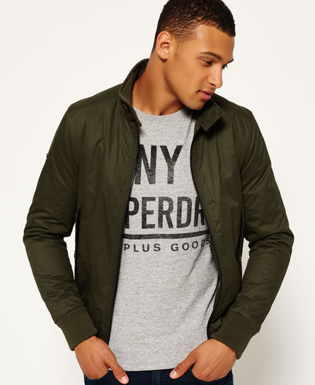 Superdry winter longhorn harrington jacket navy sale