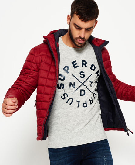 Superdry Hooded Box Quilt Fuji Jacket Compare Trinity Leeds