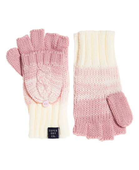 Superdry Clarrie Cable Mittens 