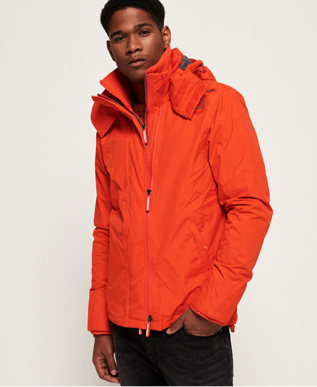 Superdry technical hooded shop pop zip windcheater